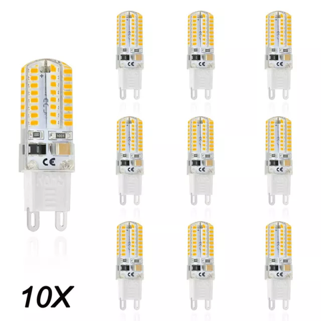 10X G9 LED Bulbs 5W COB Blanc chaud Lumière warm white SMD 3014 High Power Lampe