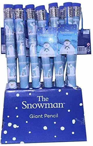 Toyland® Pack of 6 Giant 39cm The Snowman Pencils - (C20X6)