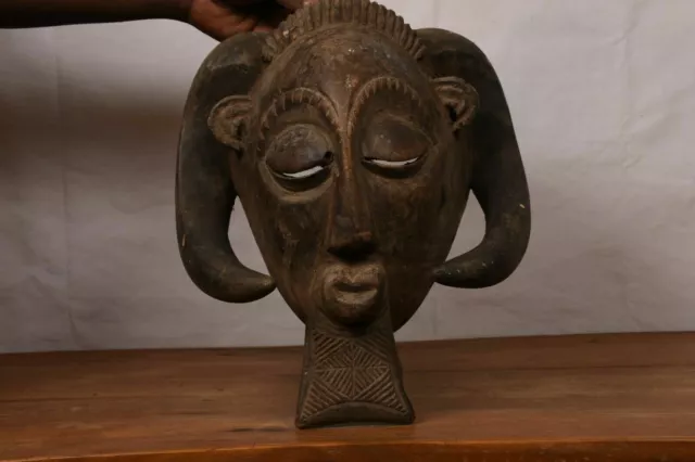 African tribal art, fantastic Luba Helmet from DRC,region du Shaba. 8