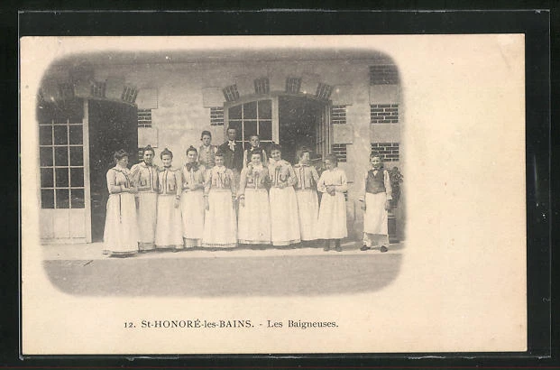 CPA St-Honore-les-Bains, Les Baigneuses