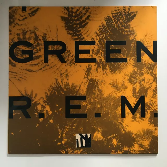 REM GREEN 1988 Vinyl LP 1st Press Stickered WARNER BROS Printed inner A/B NM/NM