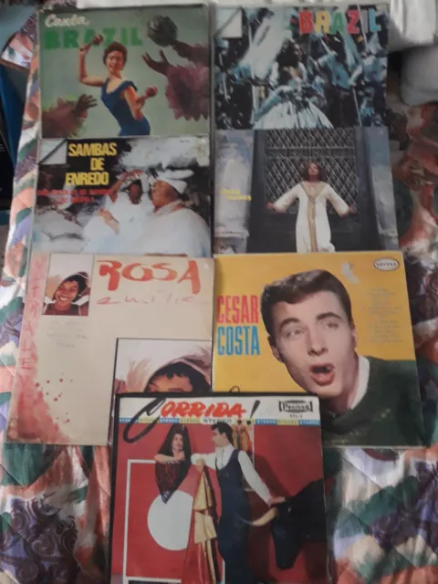 MÚSICA BRASIL - 7 LPs - (Cesar Costa, Rosa Emilie, Clara Nunes, etc VER DESCRIPCIÓN