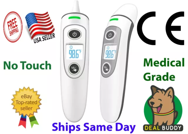 Medical NO TOUCH-CONTACT Infrared Thermometer Digital Instant Fever Temperature