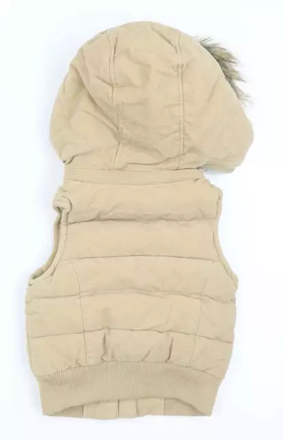 Cappotto gilet beige Gap ragazza taglia XS 2