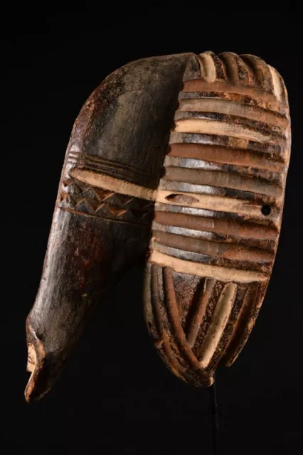 African Old Ligbi  Mask  DR Congo 17901 4
