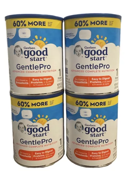 4 Cans Gerber Good Start GentlePro 32oz