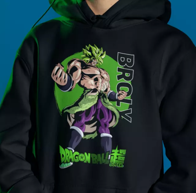 Dragon Ball Z Broly Hoodie Son Goku Sweater Vegeta Anime Gohan Trunks DBZ Hooded