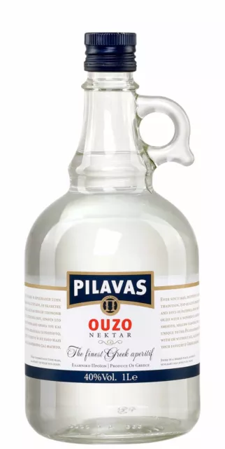 Ouzo Pilavas Nektar 40% 1,0l Karaffe | Der milde Ouzo aus Patras