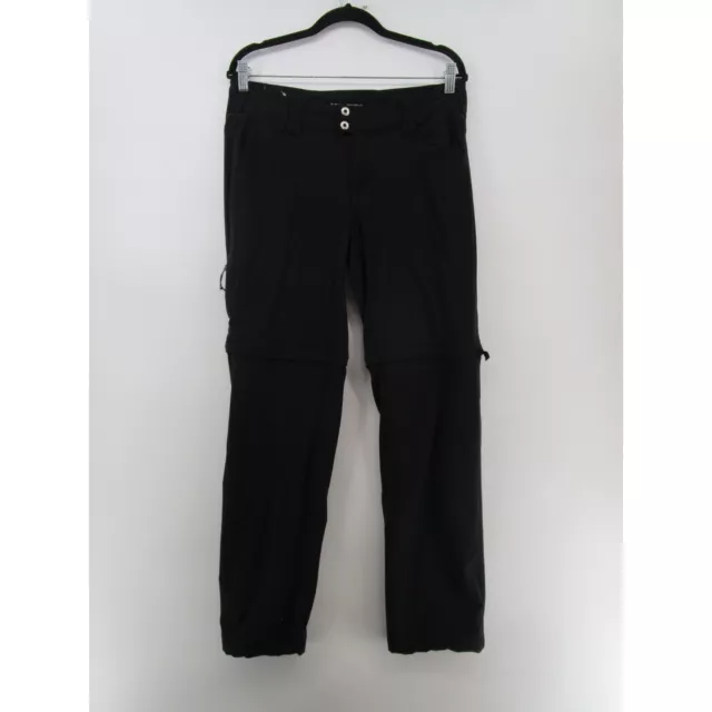 Columbia Womens 10 Straight Leg Convertible Cargo Pants Black