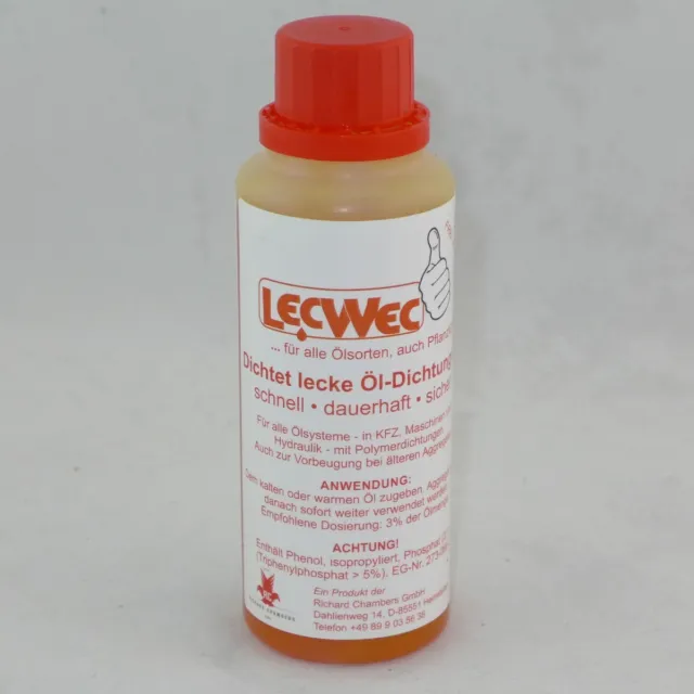 LecWec für Öldichtungen gegen Ölverlust dichtet lecke Öldichtungen Additiv 300ml