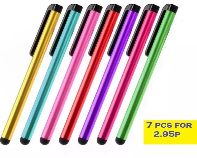 7 x Universal Touch Screen Stylus Pens For All Mobile Phone iPad iPhone Tab