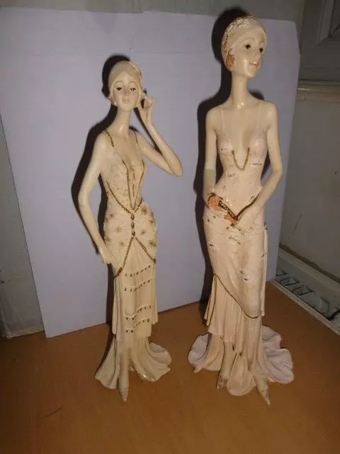 Two Attractive Lady Figurines