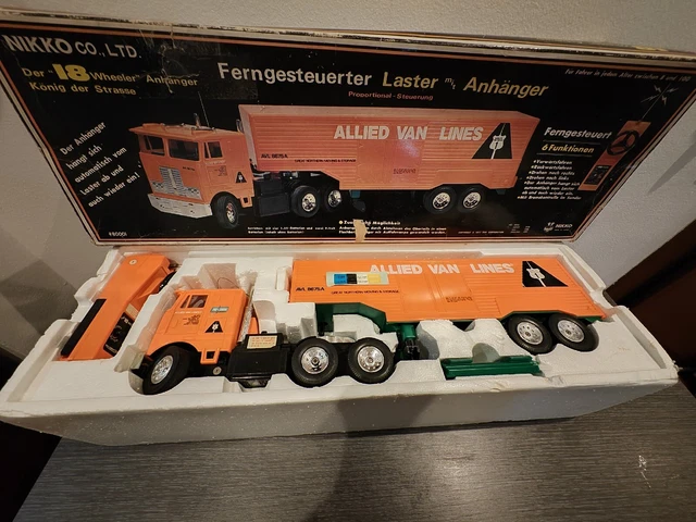 VINTAGE NIKKO 18 Wheeler Rc Truck Camion Rc vintage 1977/80 £38.47 ...