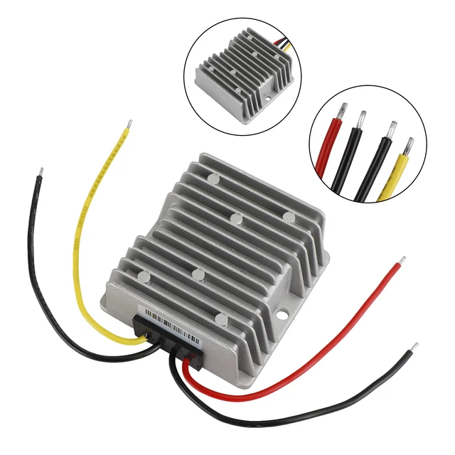 EBILUN - Convertitore di alimentazione da 15-72 V a 12 V DC, 5 A 60 W DC Buck Power Adapter regolatore