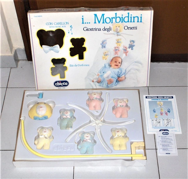 I MORBIDINI GIOSTRINA DEGLI ORSETTI con carillon CHICCO Orsetti