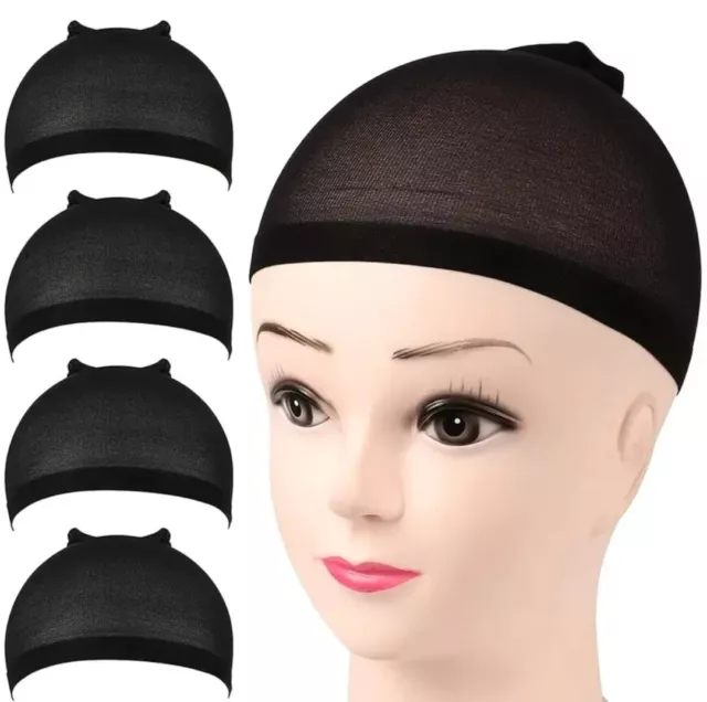 2 Pieces/Set Mesh Wig Cap-Free Size Hair Net For Weave Hairnets Secure Fit