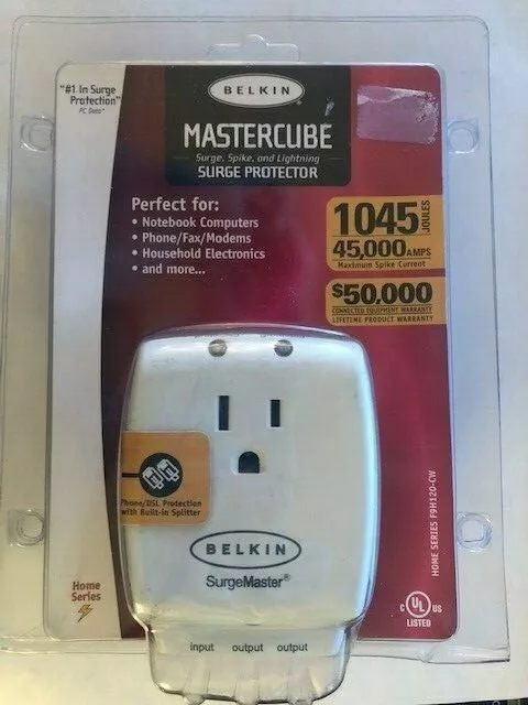 Belkin Surge Protector(F9H120CW)(White)