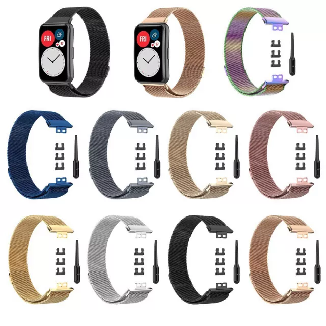 Milanaise Armband Uhrenarmbänder Edelstahl Ersatz Für Huawei Watch Fit Armband