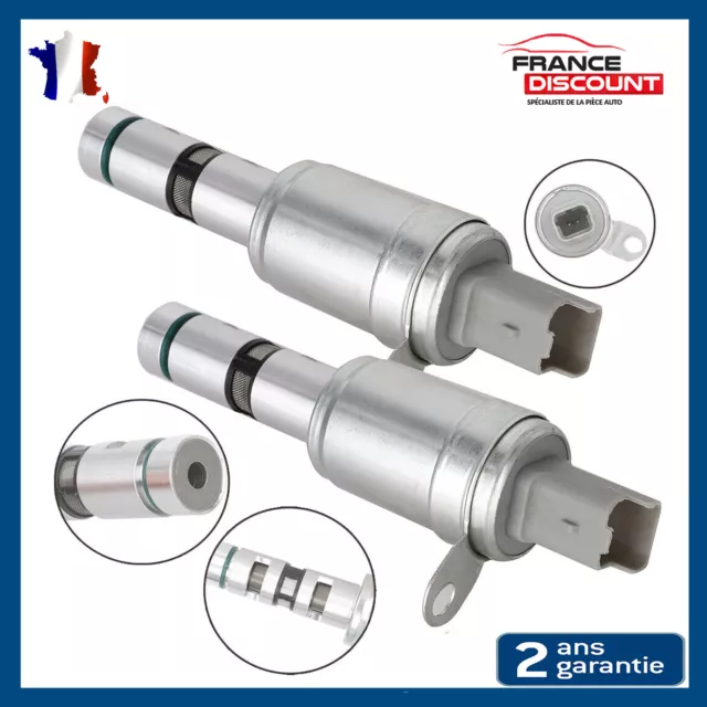 2 Solenoide Electrovanne Poulie Dephaseur Arbre Came prévu pour Clio 8200823650