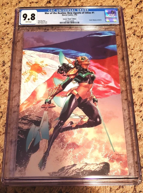 War of the Realms: New Agents of Atlas #1 First Wave Suayan Virgin Cover CGC 9.8