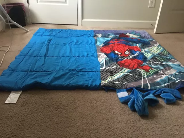 Saco de dormir Marvel Ultimate Spiderman para niños 30x54 in
