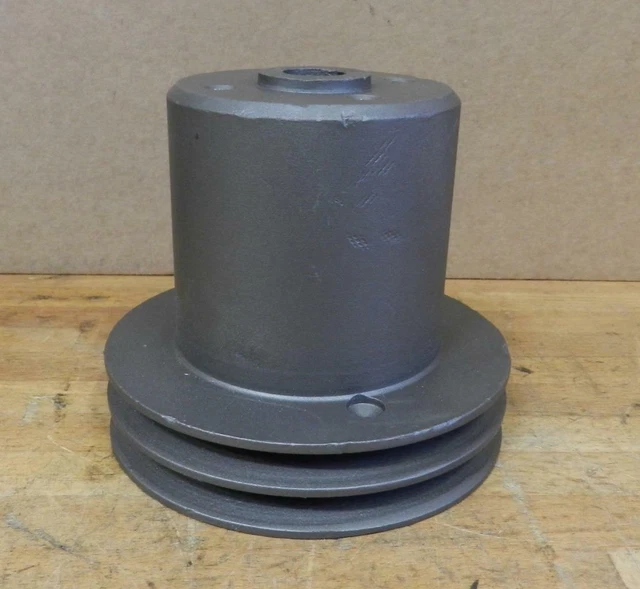 Clark Forklift Continental engine used water pump 2-belt pulley 6105 5" diameter