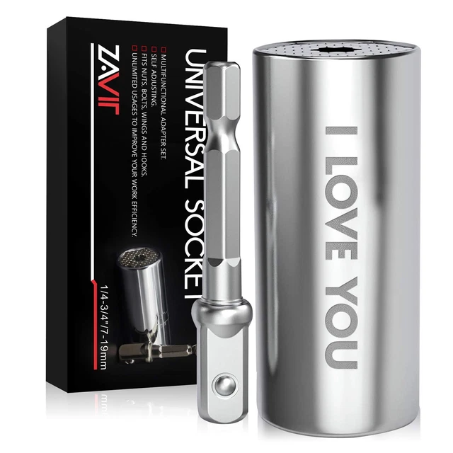 Gifts for Him Husband Men,Universal Socket I LOVE YOU,Birthday Annivers...