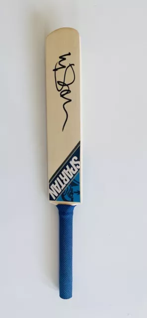 Michael Vaughan Signed Mini Cricket Bat / England Cricket / COA