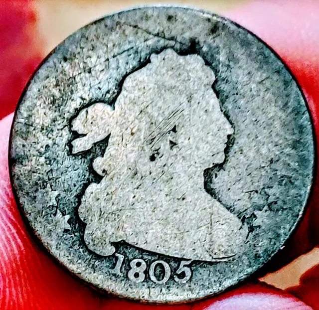 1805 drapped bust dime 4 berries variety. Make me an offer please.