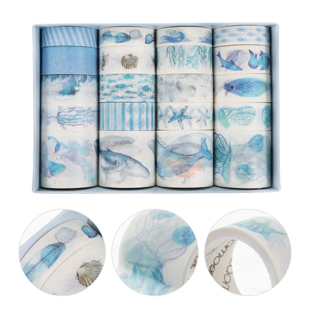 20 Rolls Washi Tape Set Craft Tapes Scrapbooking Tapes Decorate Sticker Child