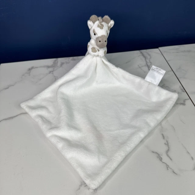 THE LITTLE WHITE Company Gigi Giraffe Comforter Comfort Blanket bnwot