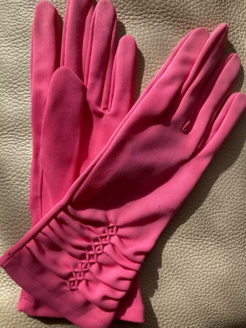 Vintage rosa Handschuhe