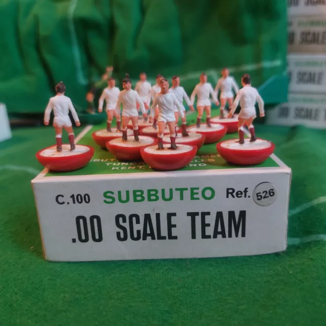 MINT Subbuteo Team HW 526 VANCOUVER WHITECAPS + REF ORIGINALE 100% PERFETTA RARA