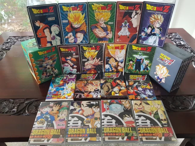 Dragon Ball GT Revelations, Calculations, Reaction 3 DVD's Lot