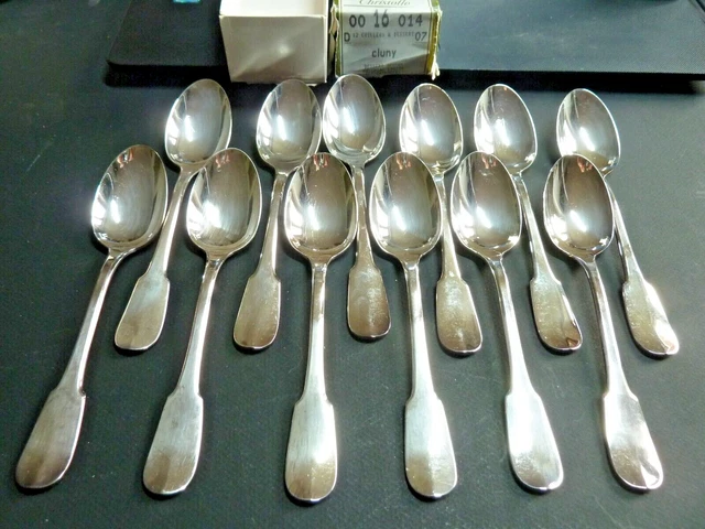 6 cuillères à expresso Spatours Christofle