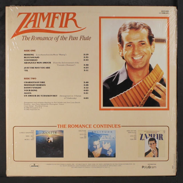 ZAMFIR FLÛTE romance of the pan MERCURY 12" LP 33 tr/min EUR 8,95