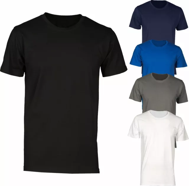 T-Shirt da Lavoro Maglietta manica corta girocollo 100% Cotone maglia unisex