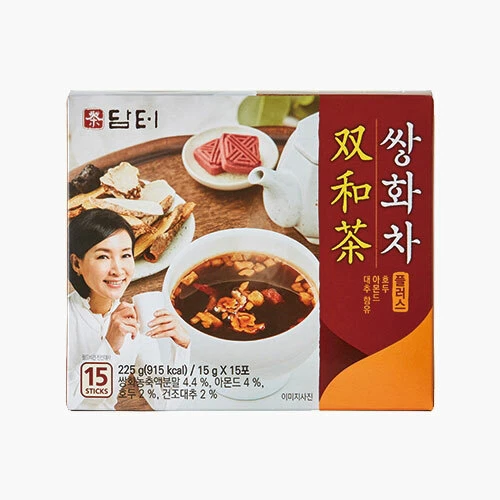 DAMTUH SSANGHWA TEA Powder 15g x 15 Sticks Korean Herbal Supplement