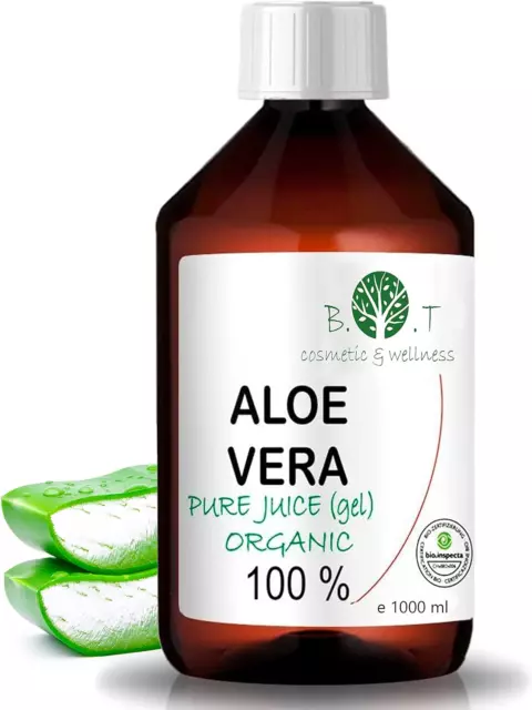 BIO Fresh Aloe Vera Liquid Jus Concentré Provenant Directement De La Plante. 100