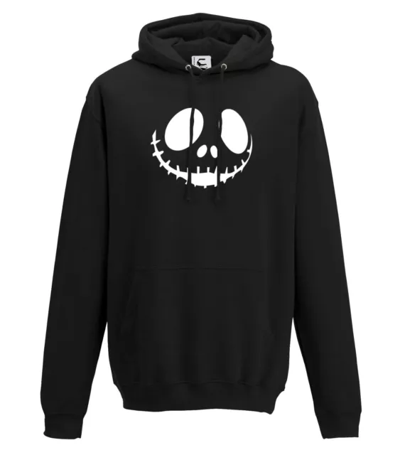 Halloween Hoodie Jack Face Jack Skellington Pullover Erwachsene Teenager & Kinder Größen