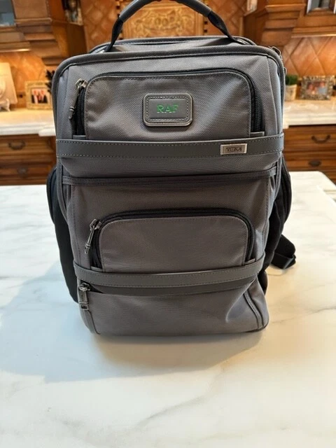 Tumi Alpha 3 leather backpack Laptop Bag 9603580 Black