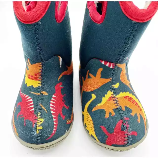 Baby Bogs Dinosaur Print Waterproof Boots Baby/Toddler Size 4