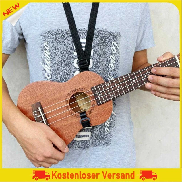 Verstellbare Nylon Neck Strap Sling mit Haken für Ukulele Gitarre Mandoline