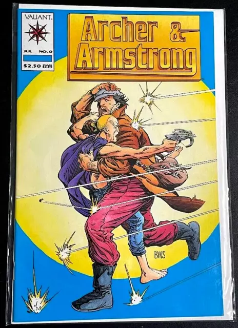 ARCHER and ARMSTRONG #0 KEY 1st Appearance BWS Art 1992 Valiant Comics NM