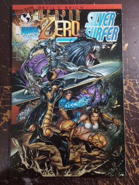 Weapon Zero/Silver Surfer #1 Jan. 1996 Image/Marvel NM Free Shipping