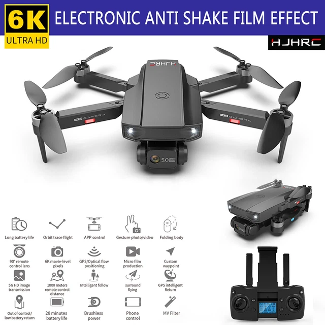 6K ESC Dual Camera Drone GPS Brushless Motor 5G HD Image Folding Quadcopter
