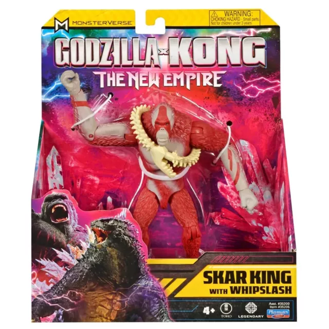 GODZILLA X KONG The New Empire SKAR KING with WHIPSLASH 2024 New TOY