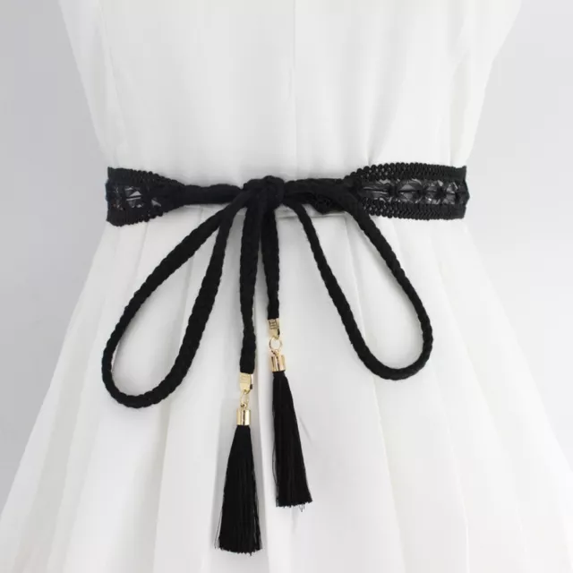 Korean Tassels Cotton Waist Rope Classic Style Waist Decorations