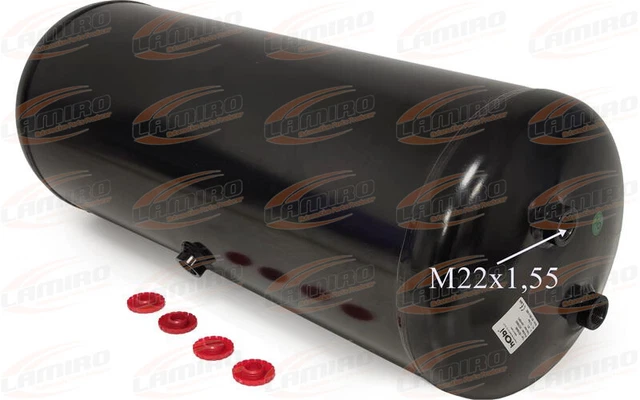 Réservoir à Air Comprimé (Druckluftbehälter) 40 Litres - Dimensions 276x758mm, Compatible MAN, DAF, Mercedes, Volvo