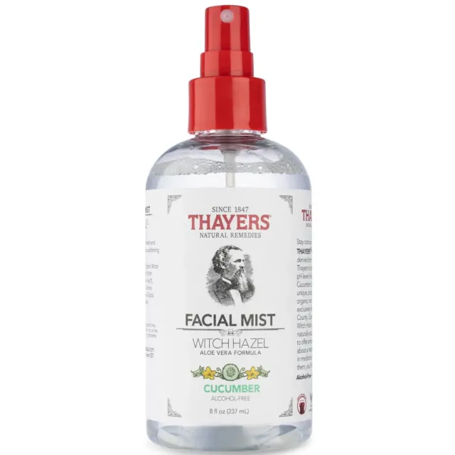 Thayers Gesichtsnebel Hamamelis mit Aloe Vera Formel, Gurke, 237 ml